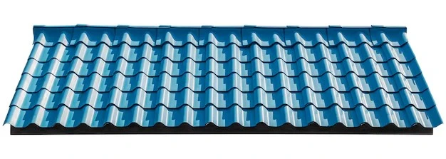 blue chinese style roof